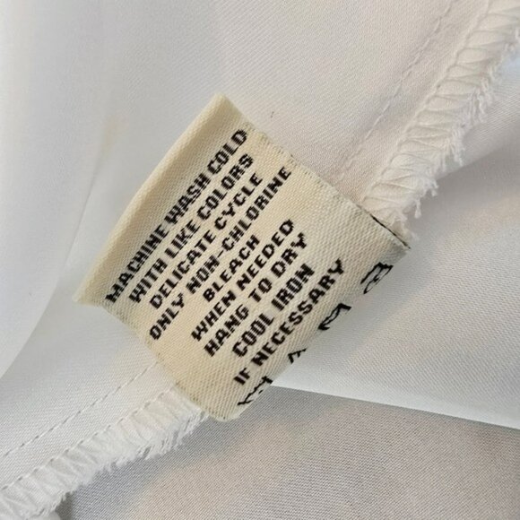 Max Studio Women's Mini Dress Size XS Relaxed Sheath White Colorful Bohemian - Picture 8 of 14